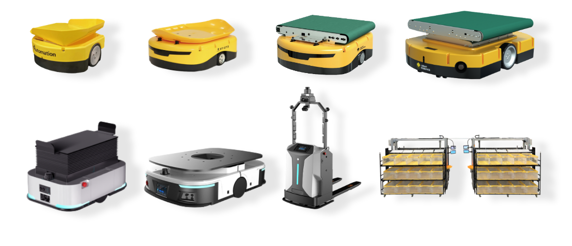 RaaS（倉庫ロボットのサブスク）でご利用できるロボット